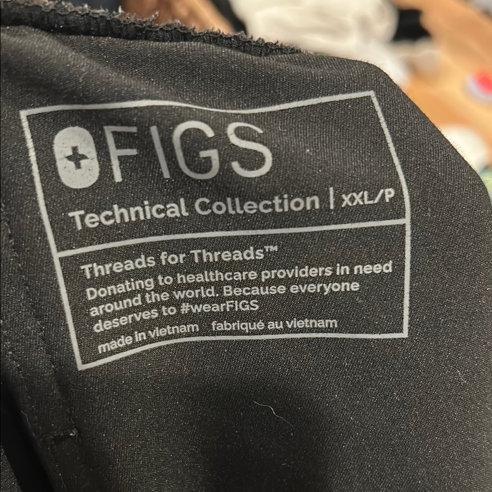 Figs Technical Collection XXL Black Scrub Bottom